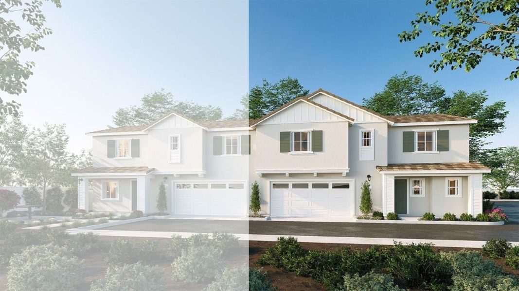 Representative exterior photo of a completed home built from the Plan by D.R. Horton in Westerly, Lillington, NC (Image 1). Representative exterior photo of a completed home built from the Plan by D.R. Horton in Westerly, Lillington, NC (Image 1).