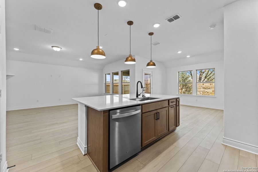 Furnished interior view inside a new home in Davis Ranch, San Antonio (Image 9).