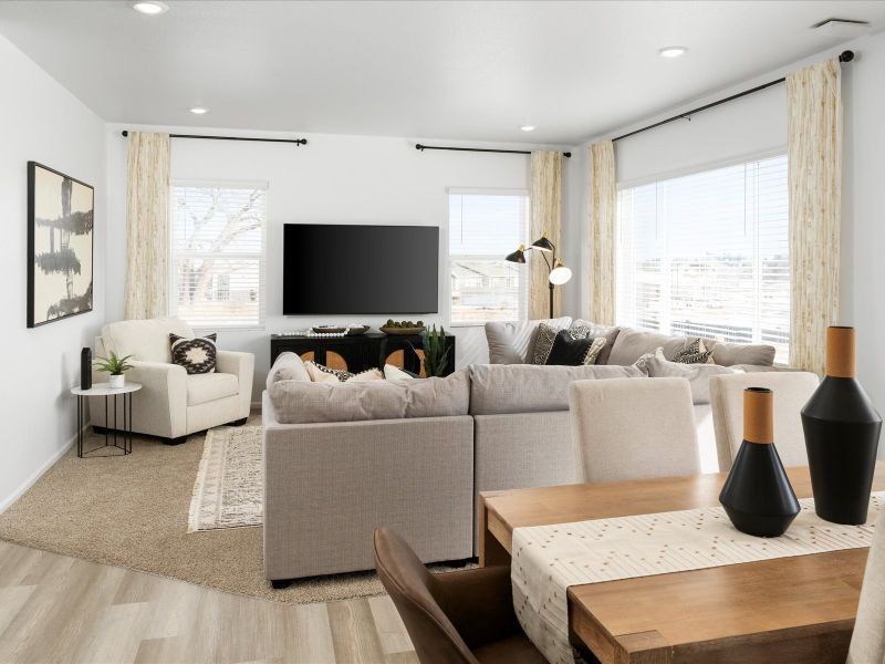 Furnished interior view inside a new home in Westgate, Greeley (Image 5).