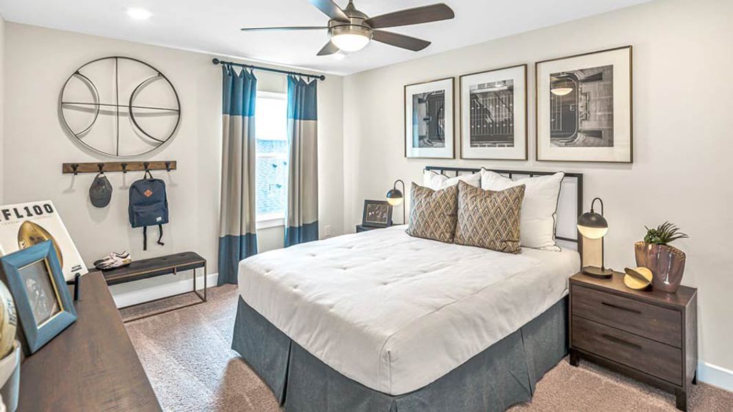Representative furnished interior of a home built from the Camelia by Taylor Morrison in Avalon at Cypress 50s, Cypress (Image 24).