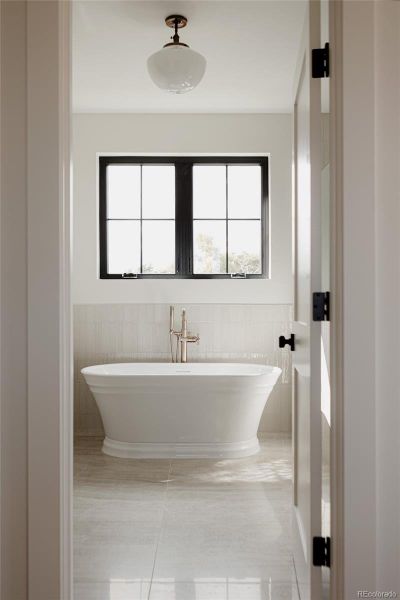 Furnished interior view inside a new home in , Denver (Image 34).