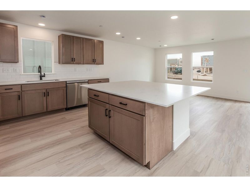 Furnished interior view inside a new home in Bloom Trailblazer Collection - Single Family Homes, Fort Collins (Image 16).