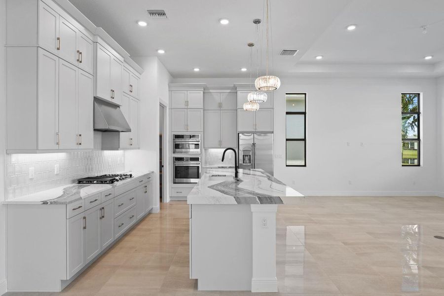 Furnished interior view inside a new home in Cresswind Palm Beach at Westlake, Westlake (Image 6).