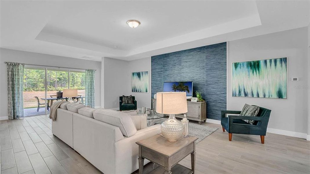 Furnished interior view inside a new home in Buena Lago, St. Cloud (Image 23).