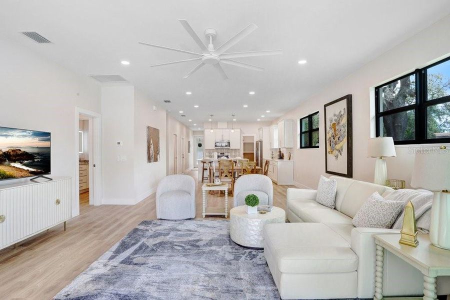 Furnished interior view inside a new home in , Tampa (Image 12).