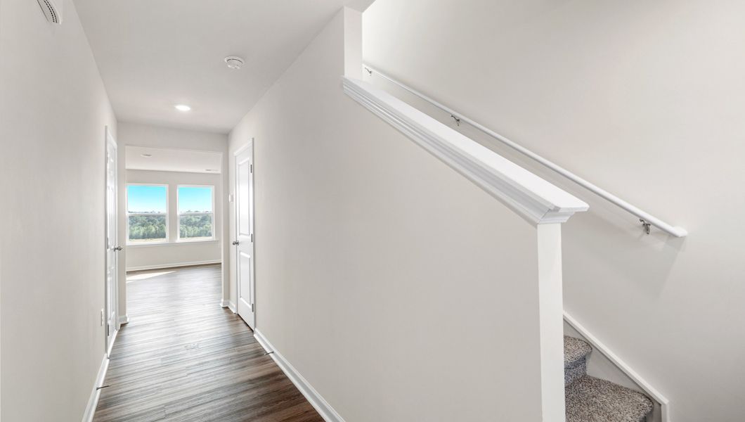 Spacious, unfurnished interior of a new home in Durbin Meadows, Fountain Inn (Image 14). Spacious, unfurnished interior of a new home in Durbin Meadows, Fountain Inn (Image 14).