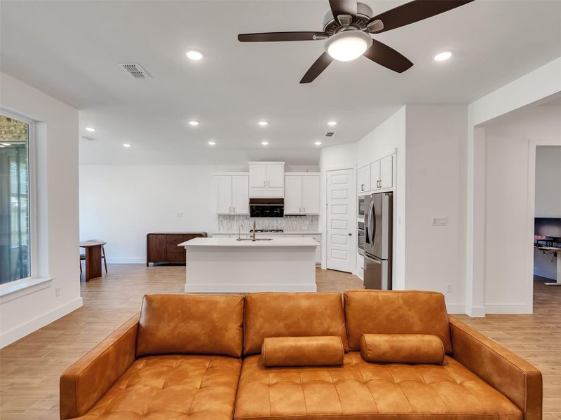 Furnished interior view inside a new home in Tompkins Reserve, Katy (Image 5).