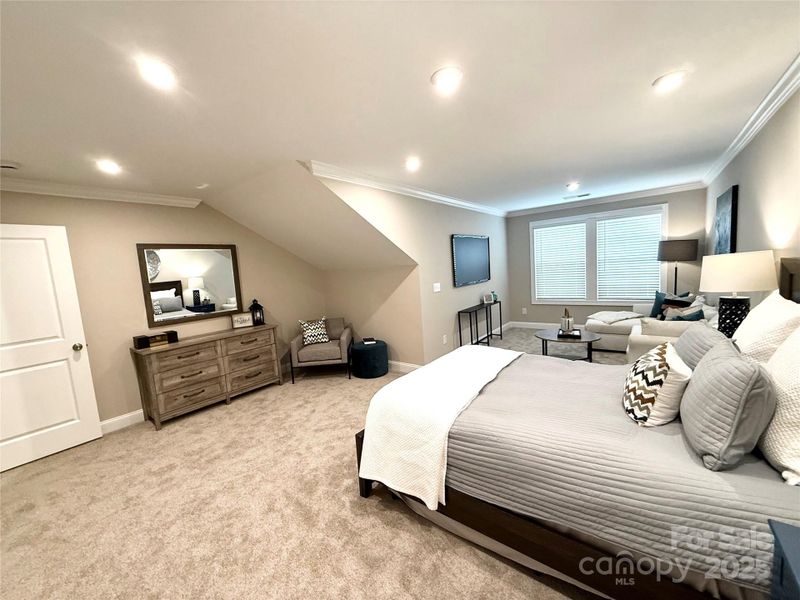 Furnished interior view inside a new home in The Townes at Wade Ardrey, Charlotte (Image 28).