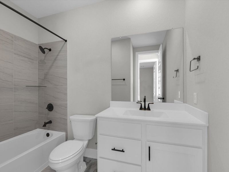 Furnished interior view inside a new home in Oakhill Reserve, Tomball (Image 4).