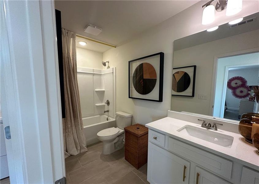 Furnished interior view inside a new home in Mulberry Summit, Flowery Branch (Image 7).
