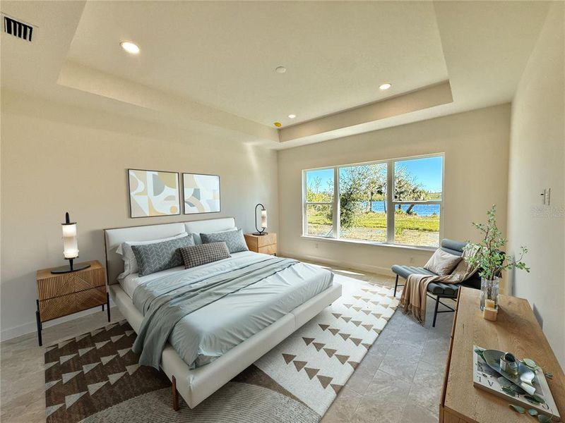 Furnished interior view inside a new home in Veranda Bay, Flagler Beach (Image 38).