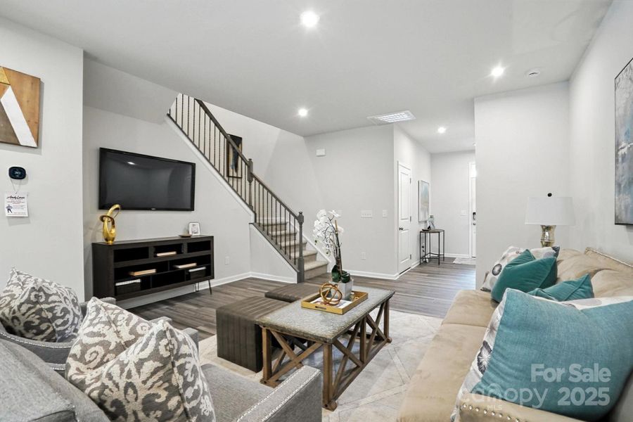 Furnished interior view inside a new home in Bailey Run, Charlotte (Image 14).