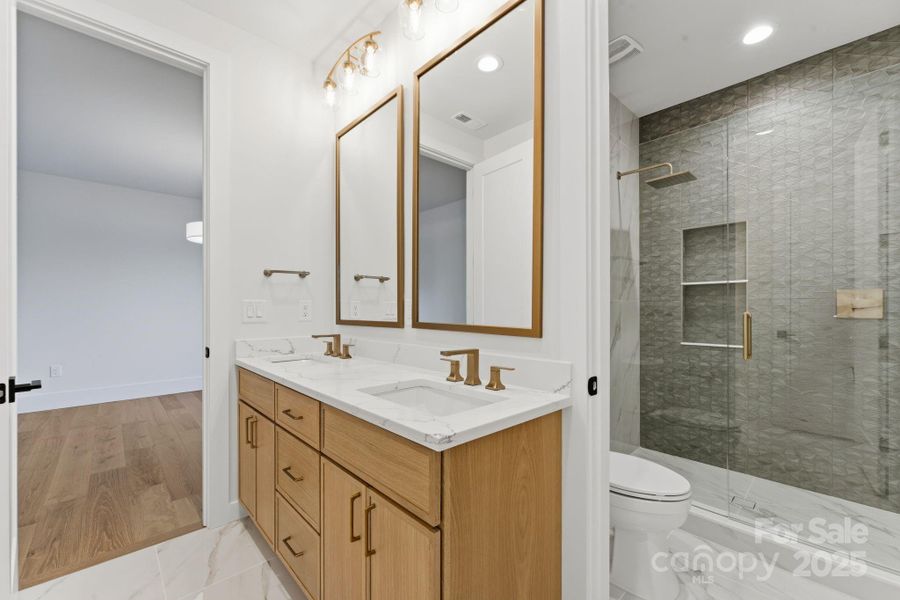 Furnished interior view inside a new home in , Charlotte (Image 34).