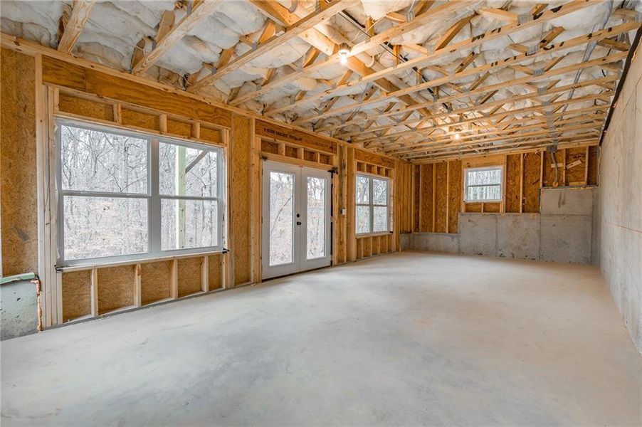 In-progress construction of a new home in , Gainesville, GA (Image 36).