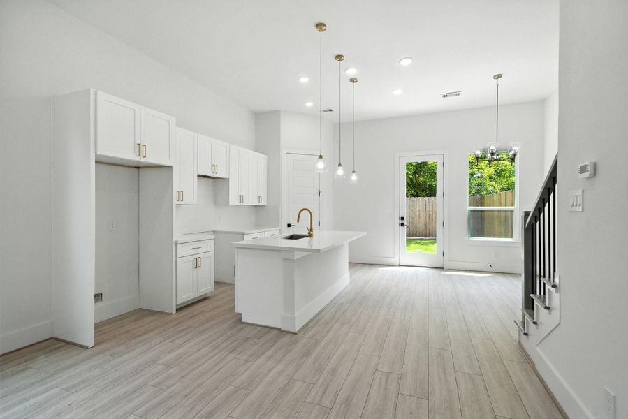 Furnished interior view inside a new home in , Houston (Image 7). Furnished interior view inside a new home in , Houston (Image 7).