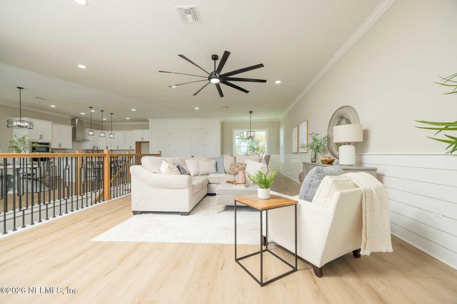 Furnished interior view inside a new home in , St. Augustine (Image 14).