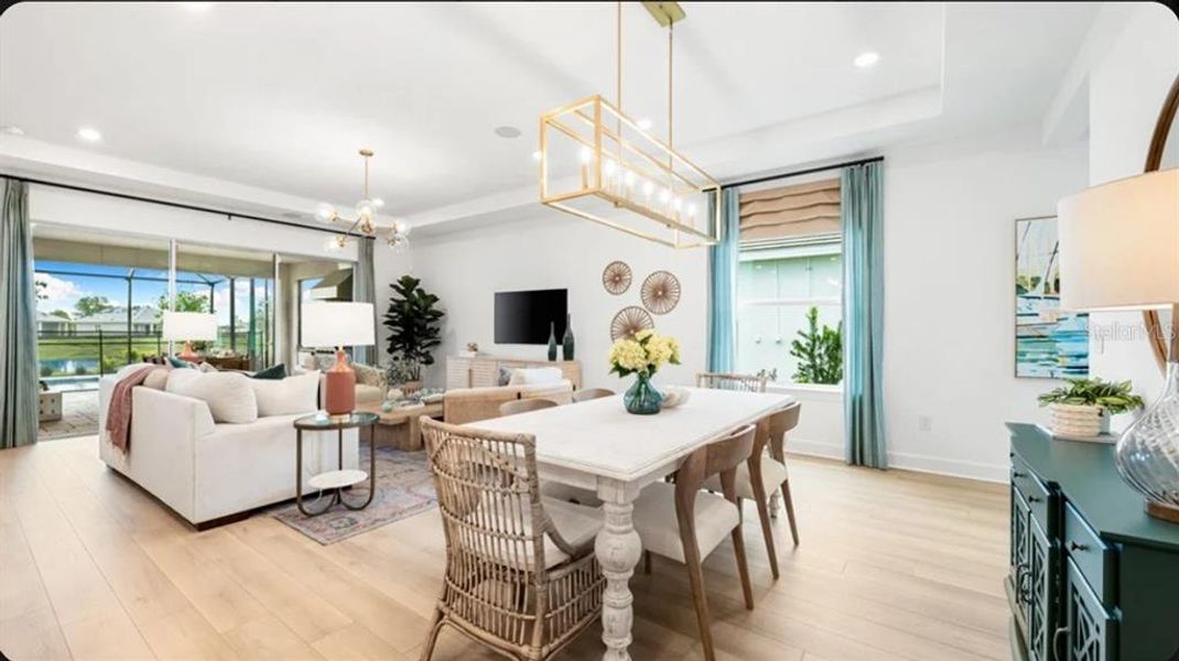 Furnished interior view inside a new home in Coasterra Community Group Page, Palmetto (Image 13).