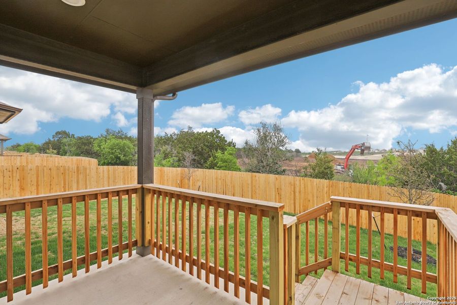 Exterior details and patio area of a home in , Cibolo (Image 28).