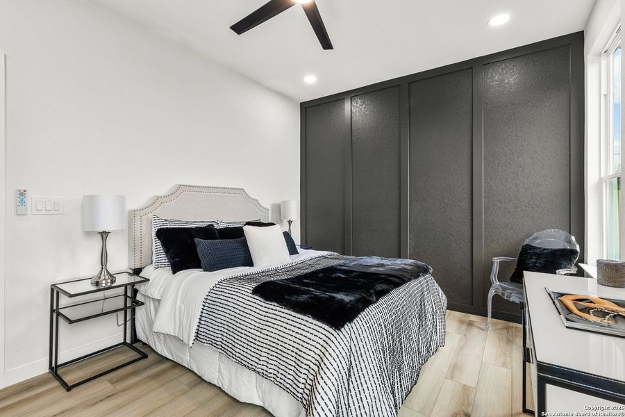 Furnished interior view inside a new home in , San Antonio (Image 16). Furnished interior view inside a new home in , San Antonio (Image 16).