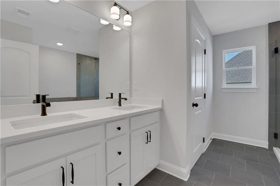 Furnished interior view inside a new home in Villas at Dawsonville, Dawsonville (Image 12).