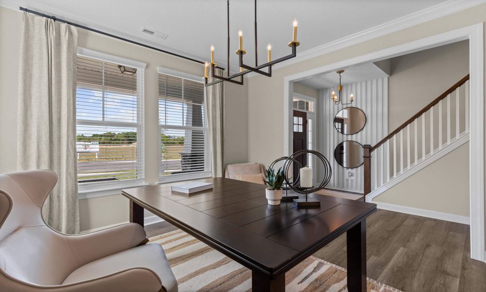 Representative furnished interior of a home built from the The Waverunner by Chesapeake Homes in Bridgewater - Shorehaven Village, Little River (Image 26).