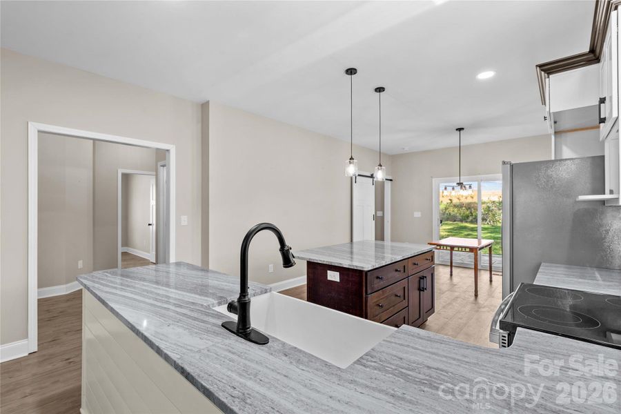 Furnished interior view inside a new home in , Statesville (Image 6).
