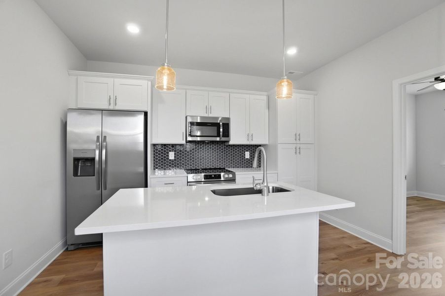 Furnished interior view inside a new home in , Charlotte (Image 10). Furnished interior view inside a new home in , Charlotte (Image 10).