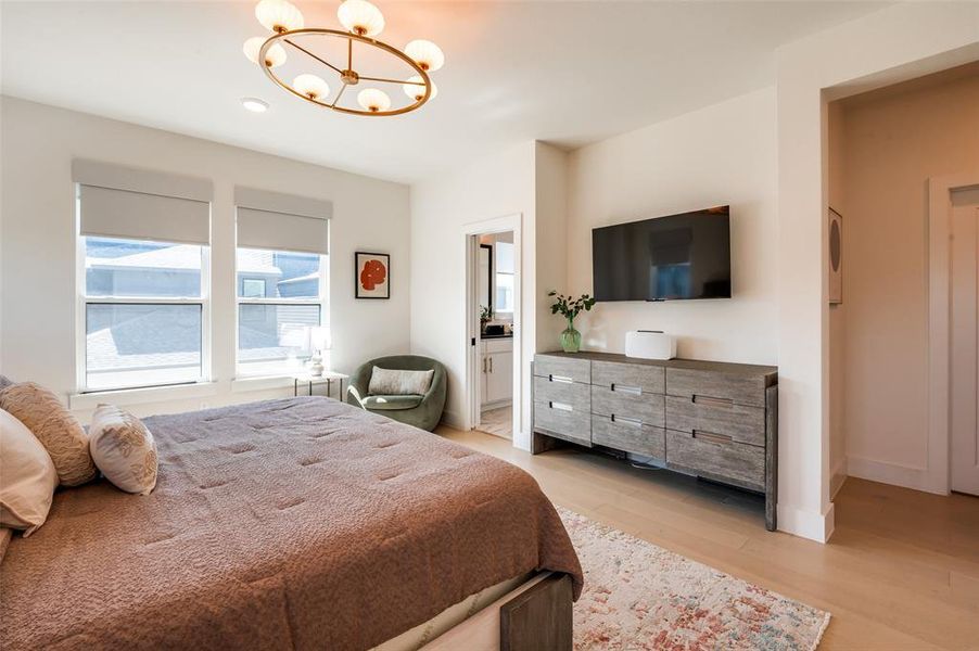 Another view of the spacious primary bedroom.