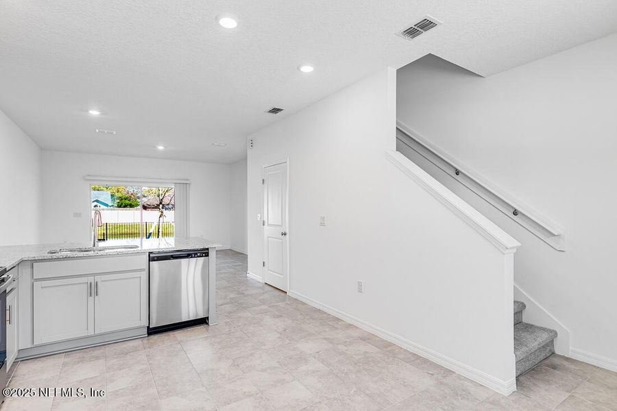 Furnished interior view inside a new home in Sabal Terrace, Jacksonville (Image 4). Furnished interior view inside a new home in Sabal Terrace, Jacksonville (Image 4).