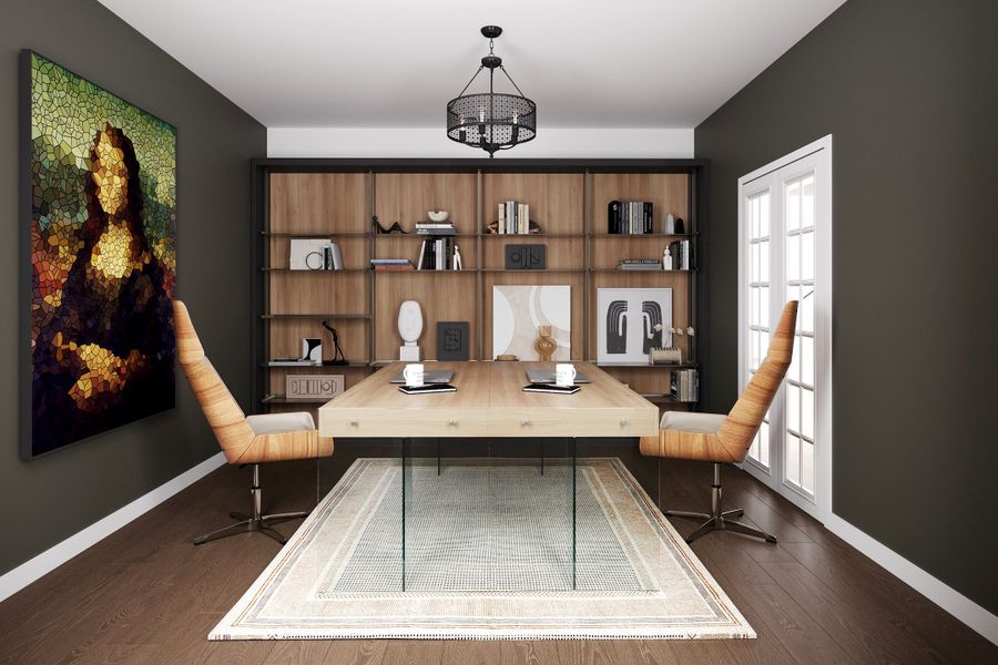 Representative furnished interior of a home built from the Parker by Beazer Homes in Whitewing Trails: Meadows 50', Princeton (Image 9). Representative furnished interior of a home built from the Parker by Beazer Homes in Whitewing Trails: Meadows 50', Princeton (Image 9).