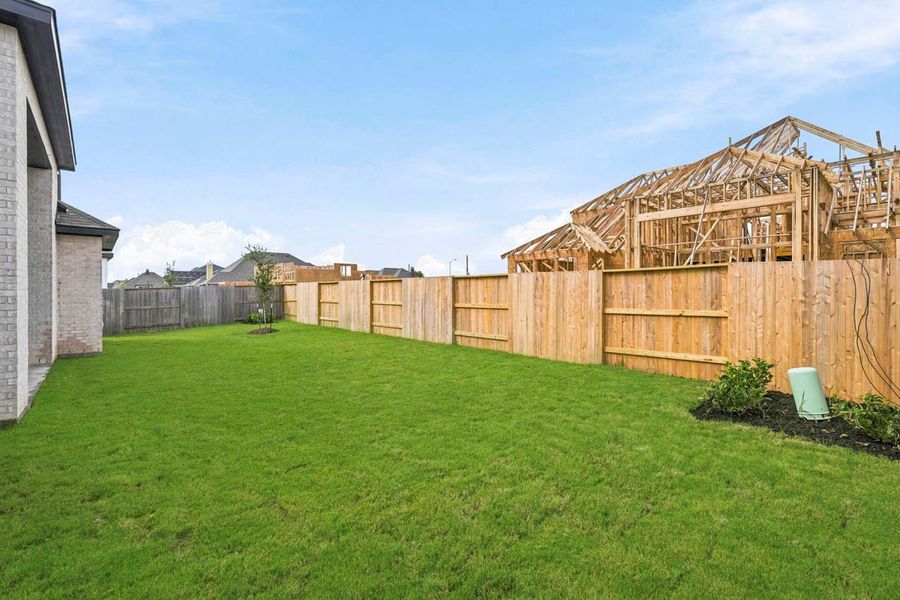 Add your personal touch to this Backyard