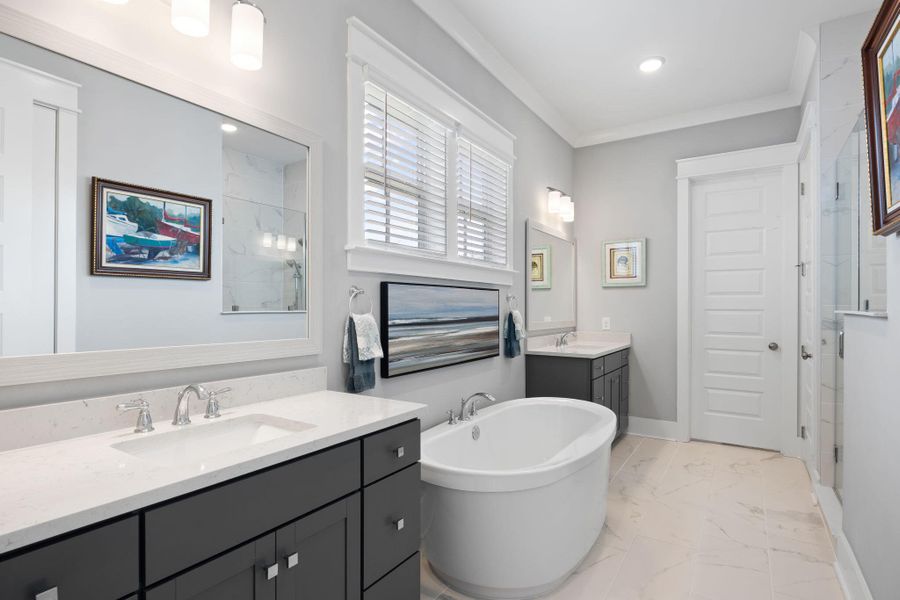 Furnished interior view inside a new home in Wando Village, Charleston (Image 31).