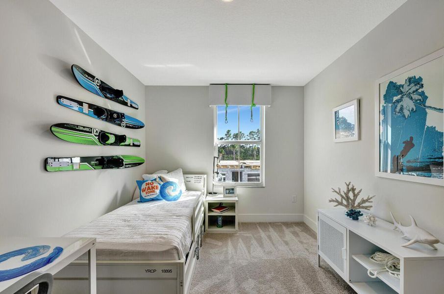 Furnished interior view inside a new home in Aspire at Hawks Ridge, Port St. Lucie (Image 16).