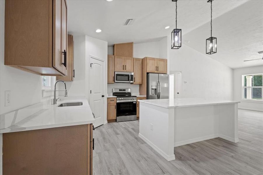 Furnished interior view inside a new home in , Bell (Image 7).