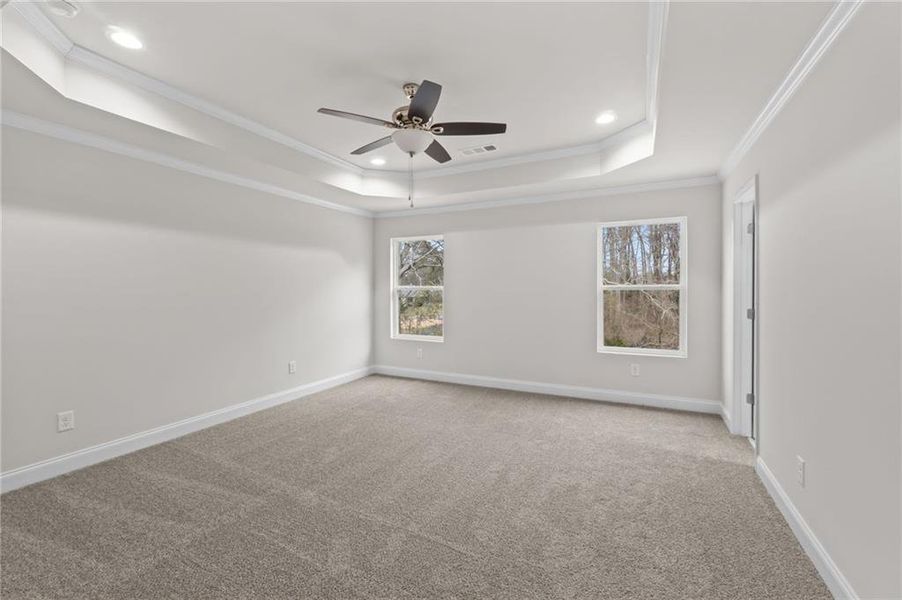 Spacious, unfurnished interior of a new home in , Commerce (Image 28).