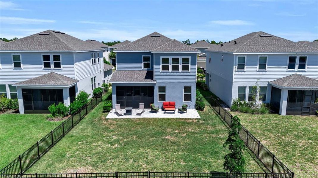 Exterior details and patio area of a home in , Nokomis (Image 30).