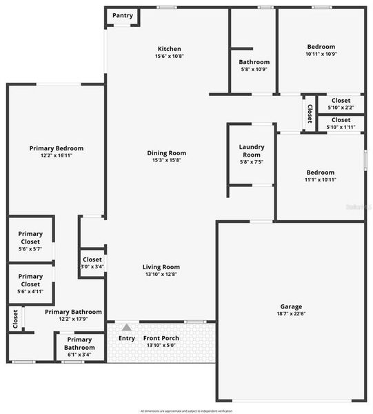 2D floor plan layout of this home in , Deland, FL (Image 5).