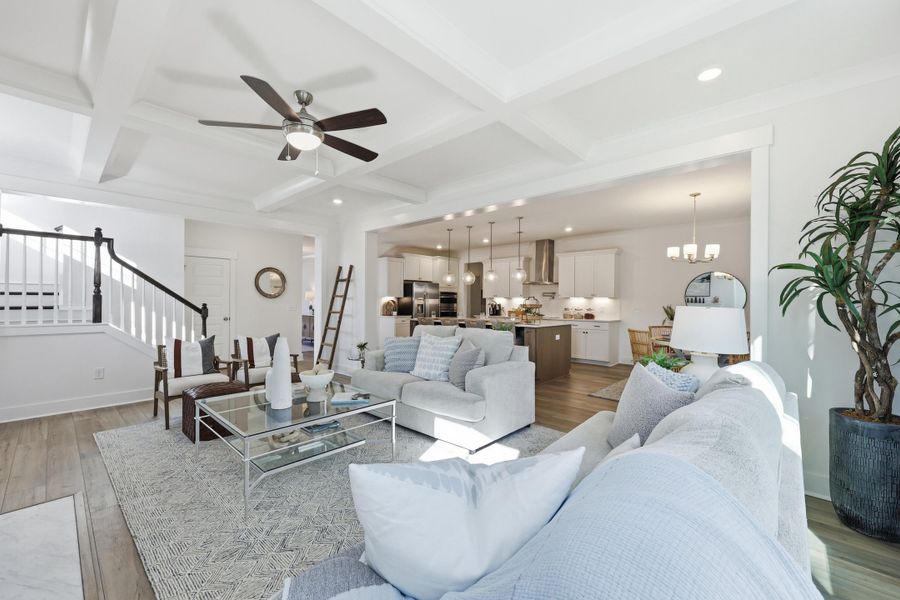 Furnished interior view inside a new home in , Summerville (Image 23).