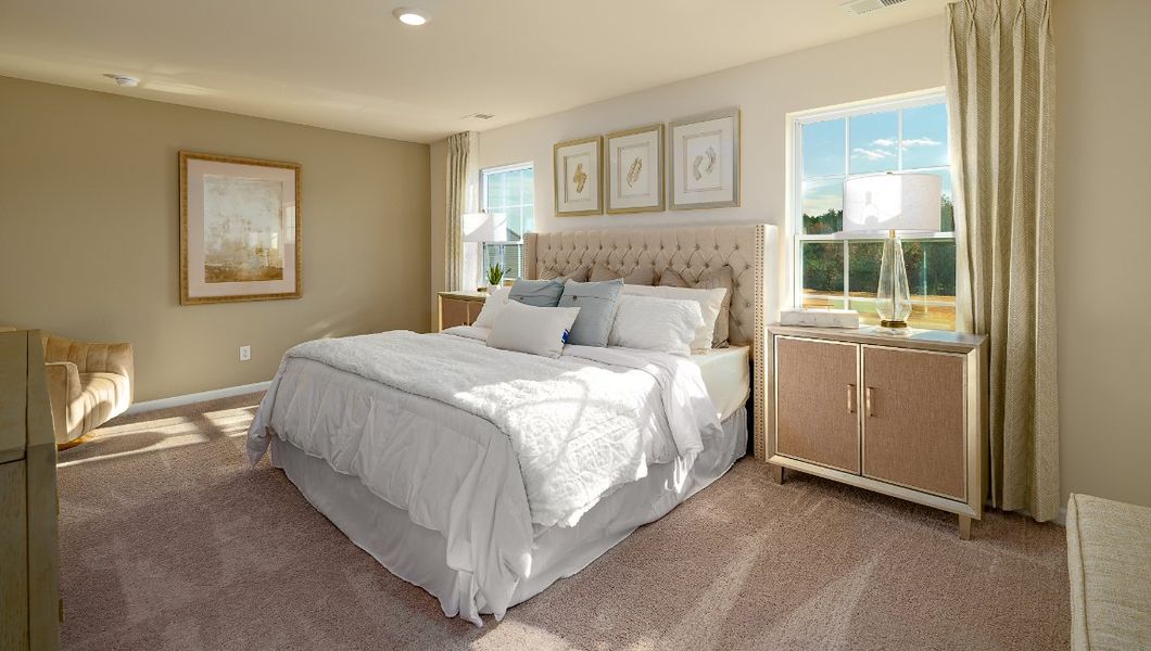 Furnished interior view inside a new home in Zion Springs, Hickory (Image 12). Furnished interior view inside a new home in Zion Springs, Hickory (Image 12).