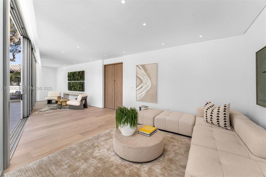 Furnished interior view inside a new home in , Miami (Image 48).