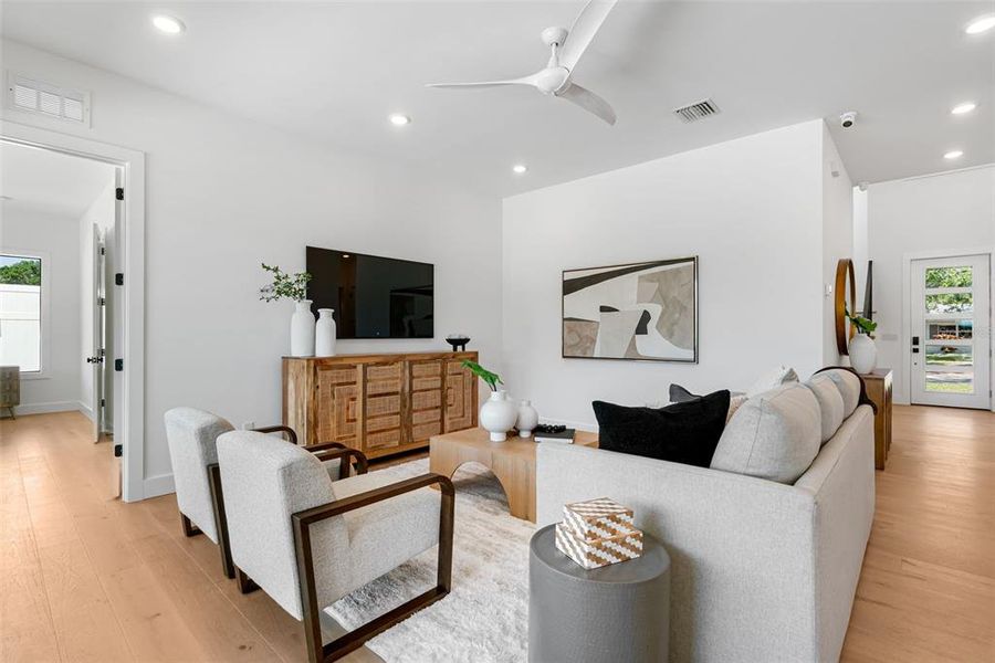 Furnished interior view inside a new home in , Sarasota (Image 44).