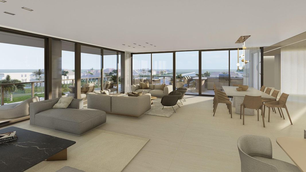 Furnished interior view inside a new home in , Bay Harbor Islands (Image 13). Furnished interior view inside a new home in , Bay Harbor Islands (Image 13).