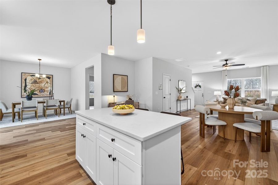 Furnished interior view inside a new home in , Charlotte (Image 12).