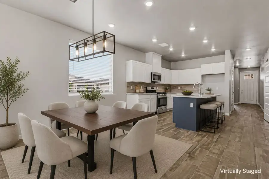 Furnished interior view inside a new home in Paseo del Este, El Paso (Image 12). Furnished interior view inside a new home in Paseo del Este, El Paso (Image 12).