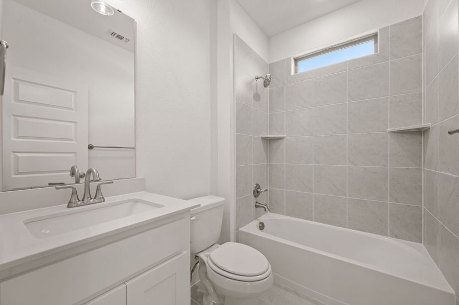 Furnished interior view inside a new home in Saddleback Estates, Boyd (Image 12).