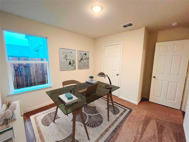 Furnished interior view inside a new home in Labein Villas, Greenville (Image 6). Furnished interior view inside a new home in Labein Villas, Greenville (Image 6).