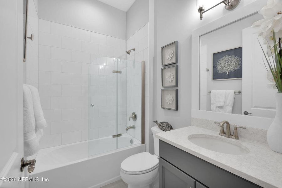 Furnished interior view inside a new home in Palmetto Cove, Ponte Vedra (Image 46).