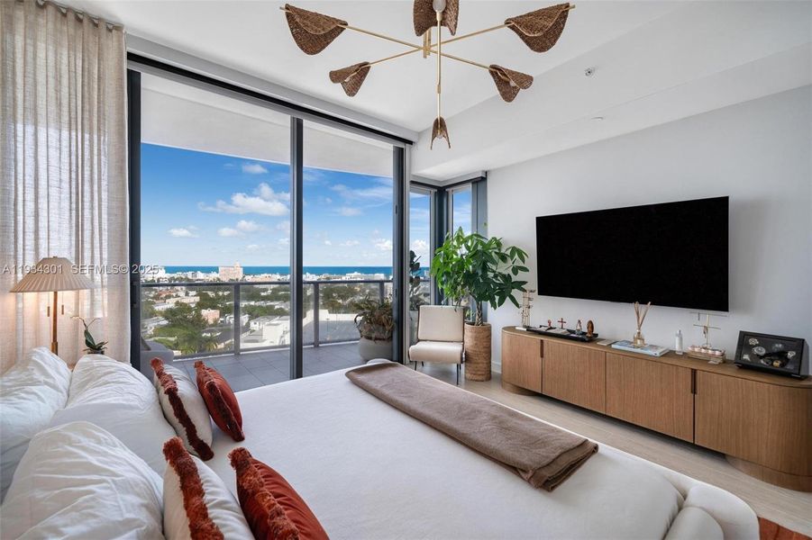 Furnished interior view inside a new home in , Miami Beach (Image 6).