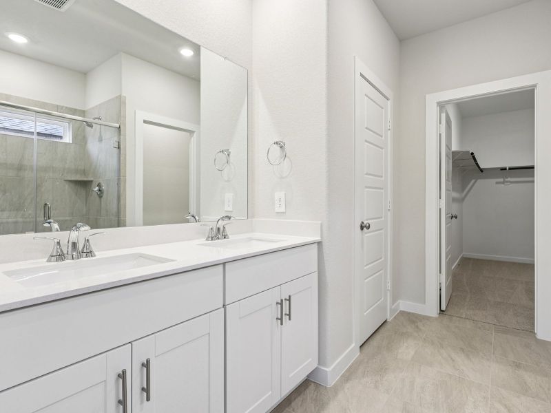 Furnished interior view inside a new home in Riviera Pines - Traditional Series, Huffman (Image 7).