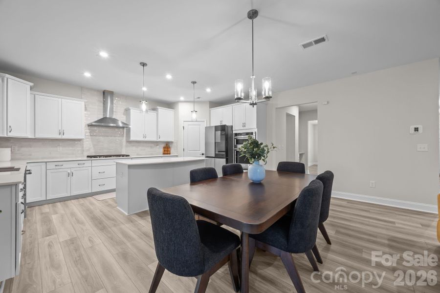 Furnished interior view inside a new home in Parkside Crossing, Charlotte (Image 8).